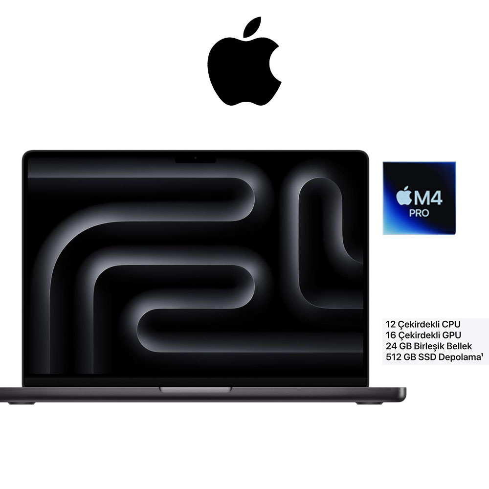 Kiralık Apple Macbook Pro 14 inç M4pro 2025 (KURGU) | Kiralık